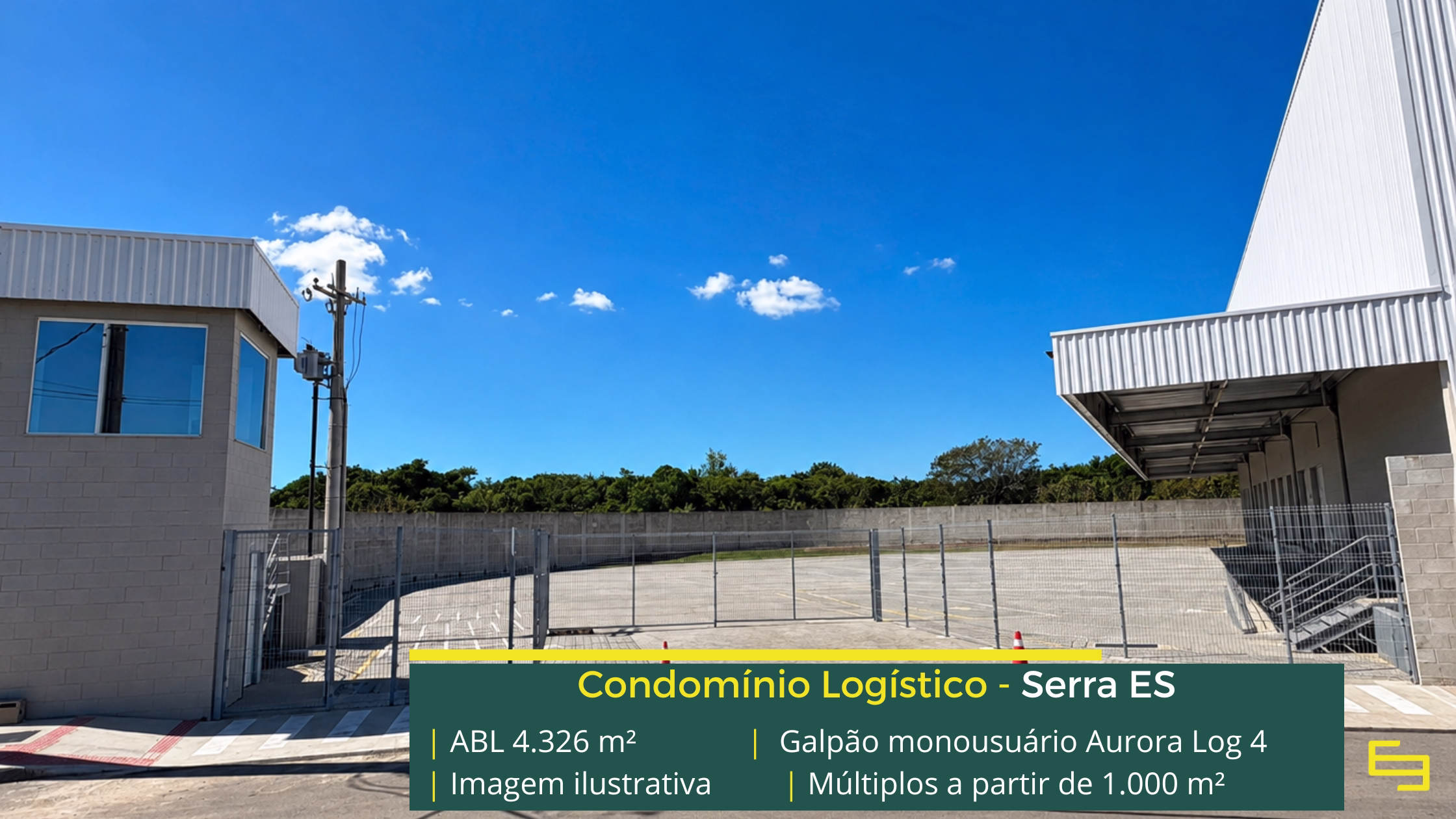 Galpão monousuário em Serra ES, desenvolvido para empresas que buscam exclusividade, eficiência operacional e localização estratégica.