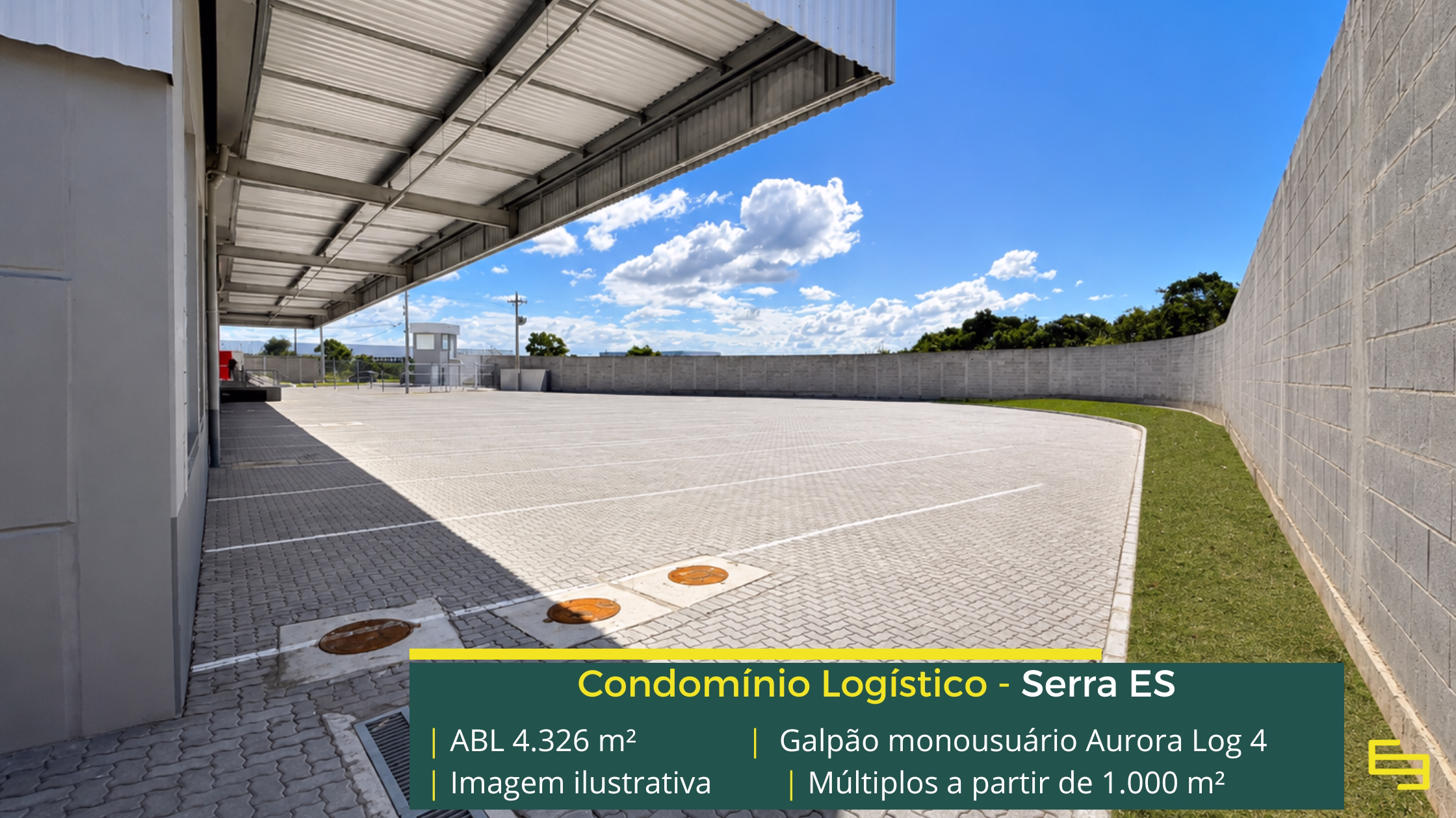 Galpão monousuário em Serra ES, desenvolvido para empresas que buscam exclusividade, eficiência operacional e localização estratégica.