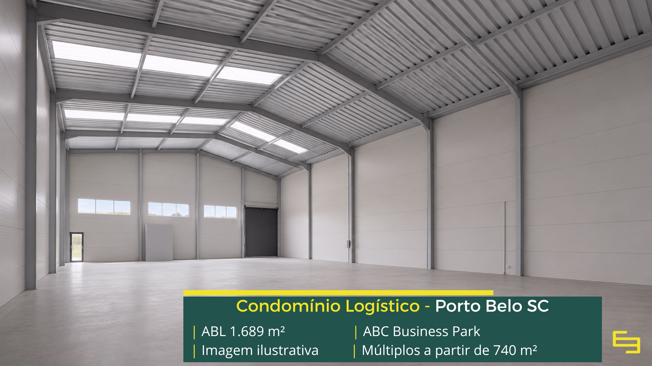 Galpão para alugar em Porto Belo SC com localização estratégica, infraestrutura moderna e excelente acesso para operações logísticas.