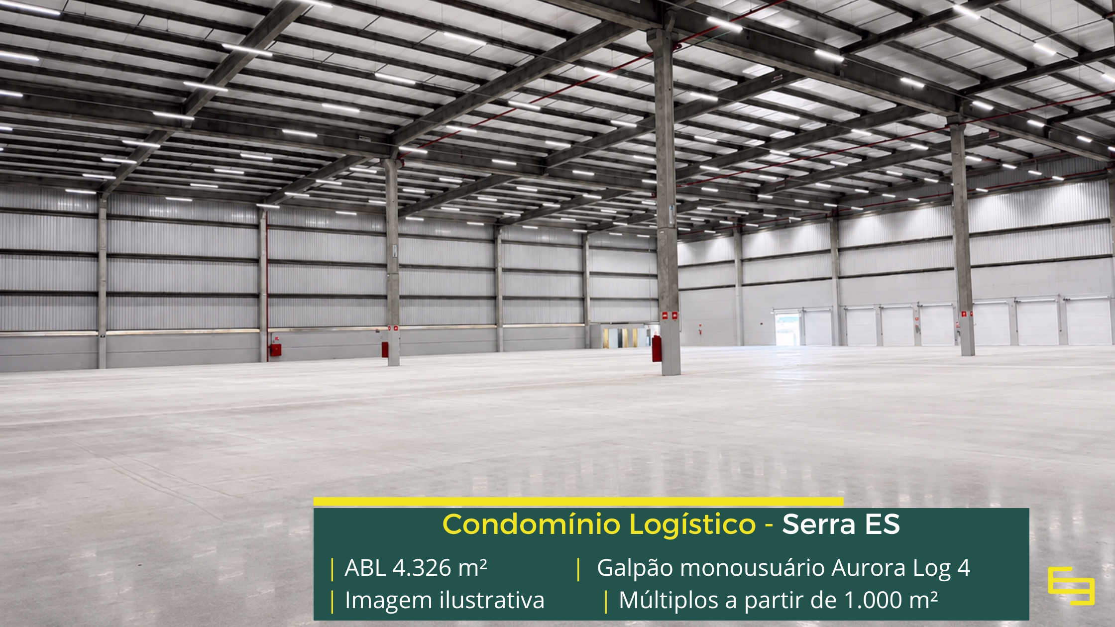 Galpão monousuário em Serra ES, desenvolvido para empresas que buscam exclusividade, eficiência operacional e localização estratégica.