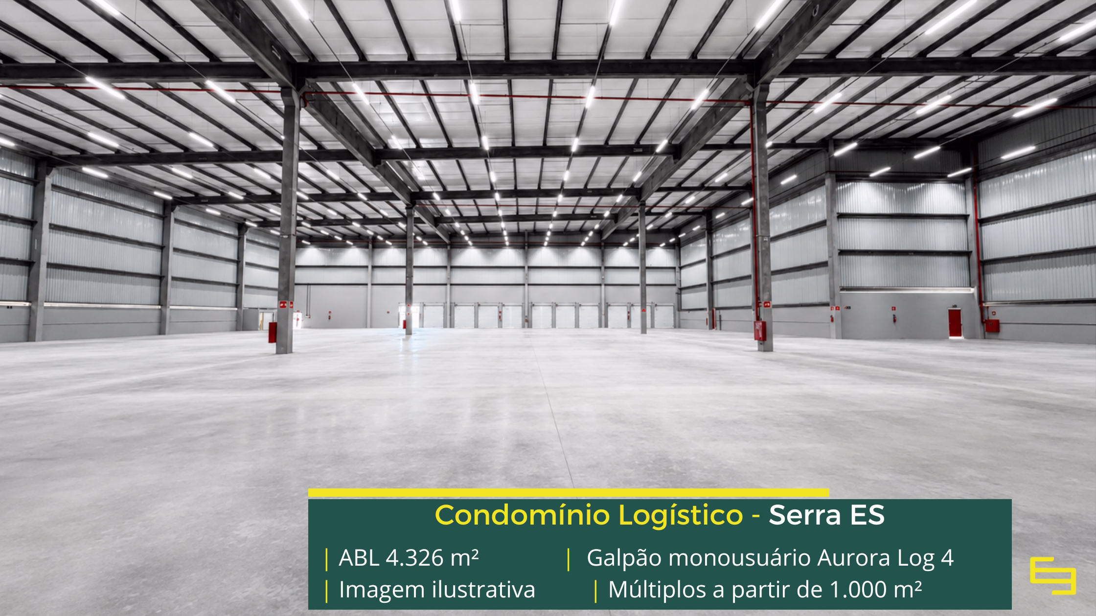 Galpão monousuário em Serra ES, desenvolvido para empresas que buscam exclusividade, eficiência operacional e localização estratégica.