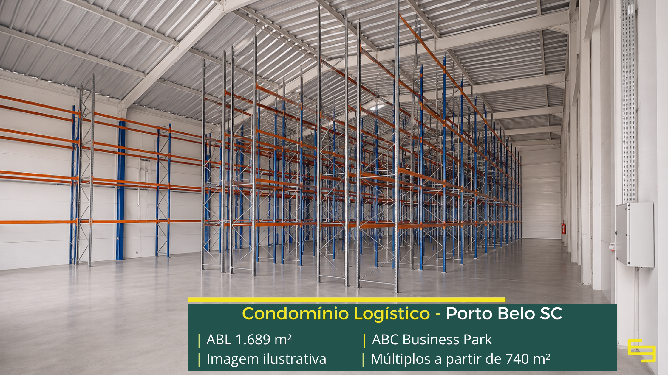 Galpão para alugar em Porto Belo SC com localização estratégica, infraestrutura moderna e excelente acesso para operações logísticas.