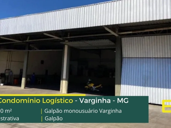 Aluguel de Galpão Monousuário Varginha (1)