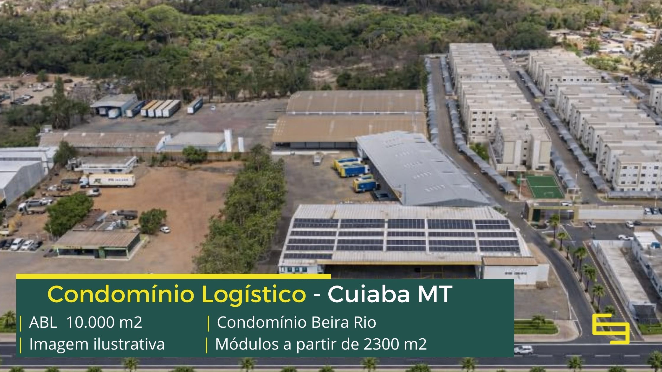 Galpão logístico para alugar em Cuiabá - Condomínio logístico Beira Rio Galpões/Armazéns/Condomínios logísticos e industriais para alugar