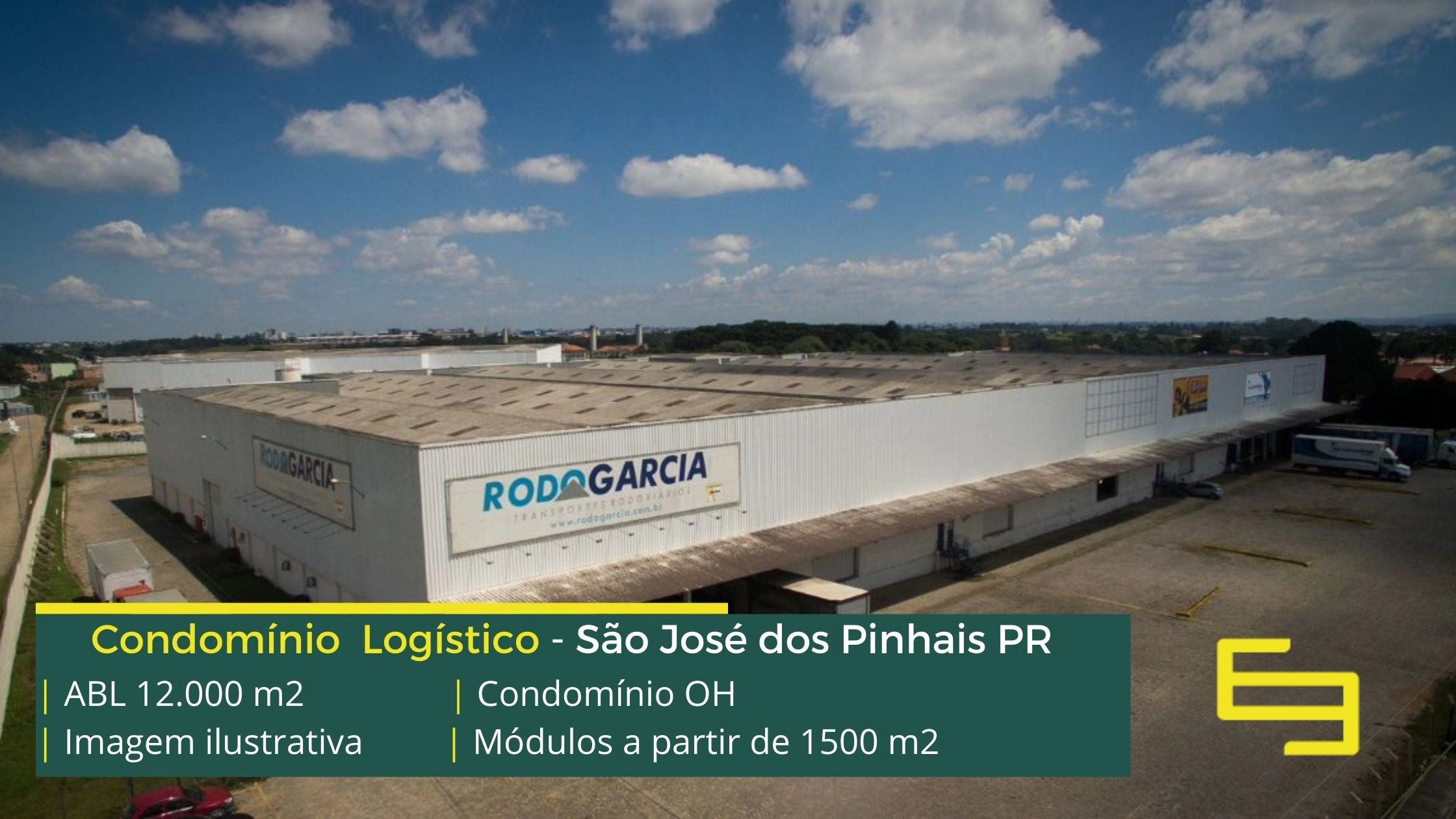 Aluguel de galpões em São José dos Pinhais - Condomínio OH. Galpão para alugar em São José dos Pinhais com portaria e segurança, docas, pátio