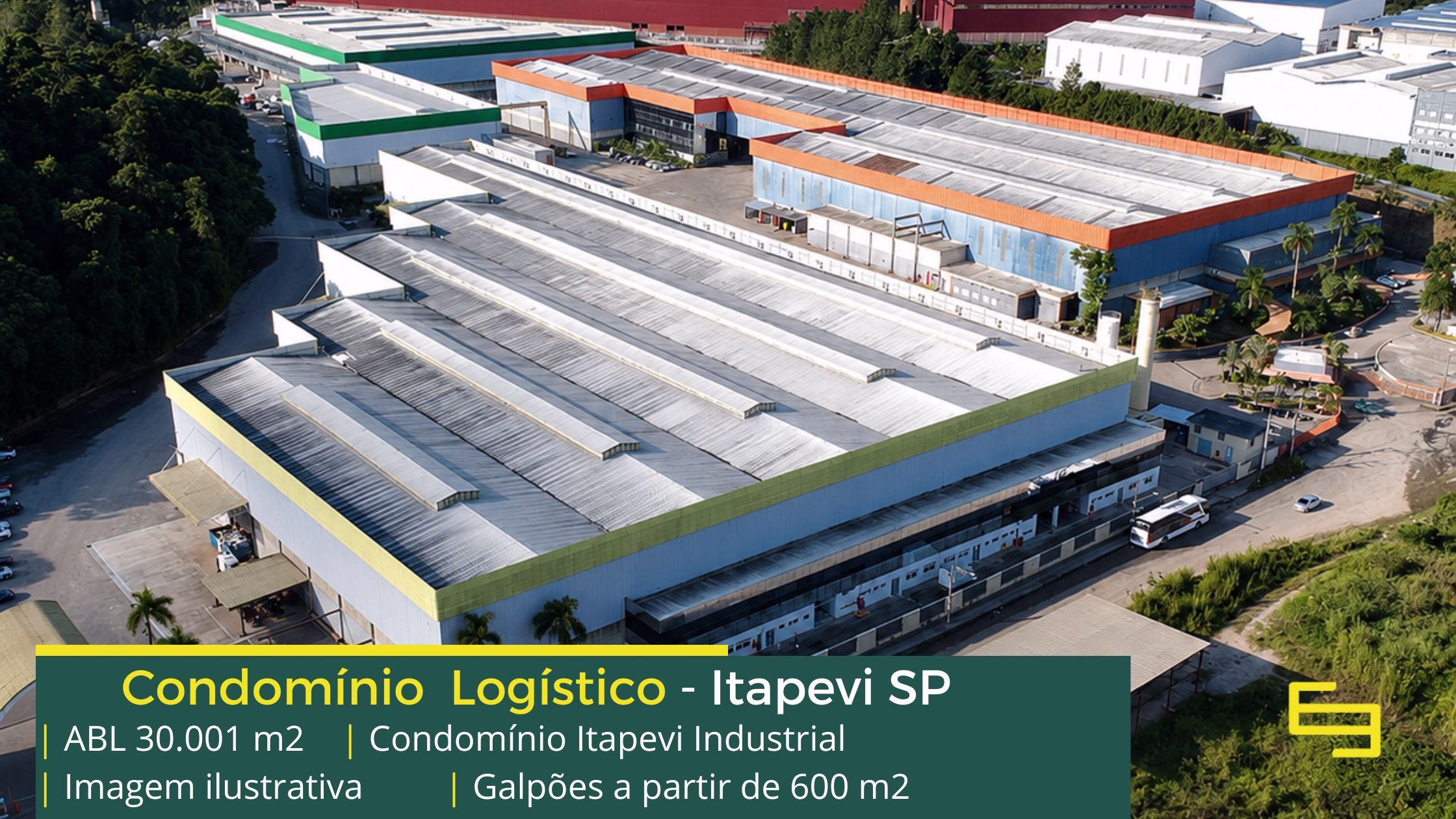 Galpão logístico em Itapevi (1) Galpão logístico para alugar em Itapevi - Condomínio Industrial Itapevi. Galpões/Armazéns/Condomínios logísticos e industriais para alugar