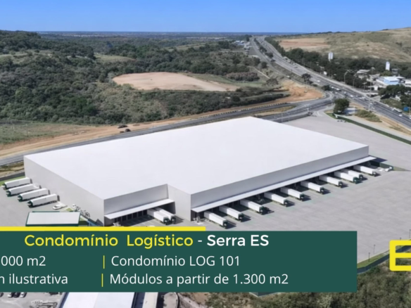 Galpão para alugar em Serra - Condomínio Log 101. Galpões/Armazéns/Condomínios logísticos e industriais para alugar cm docas e portaria
