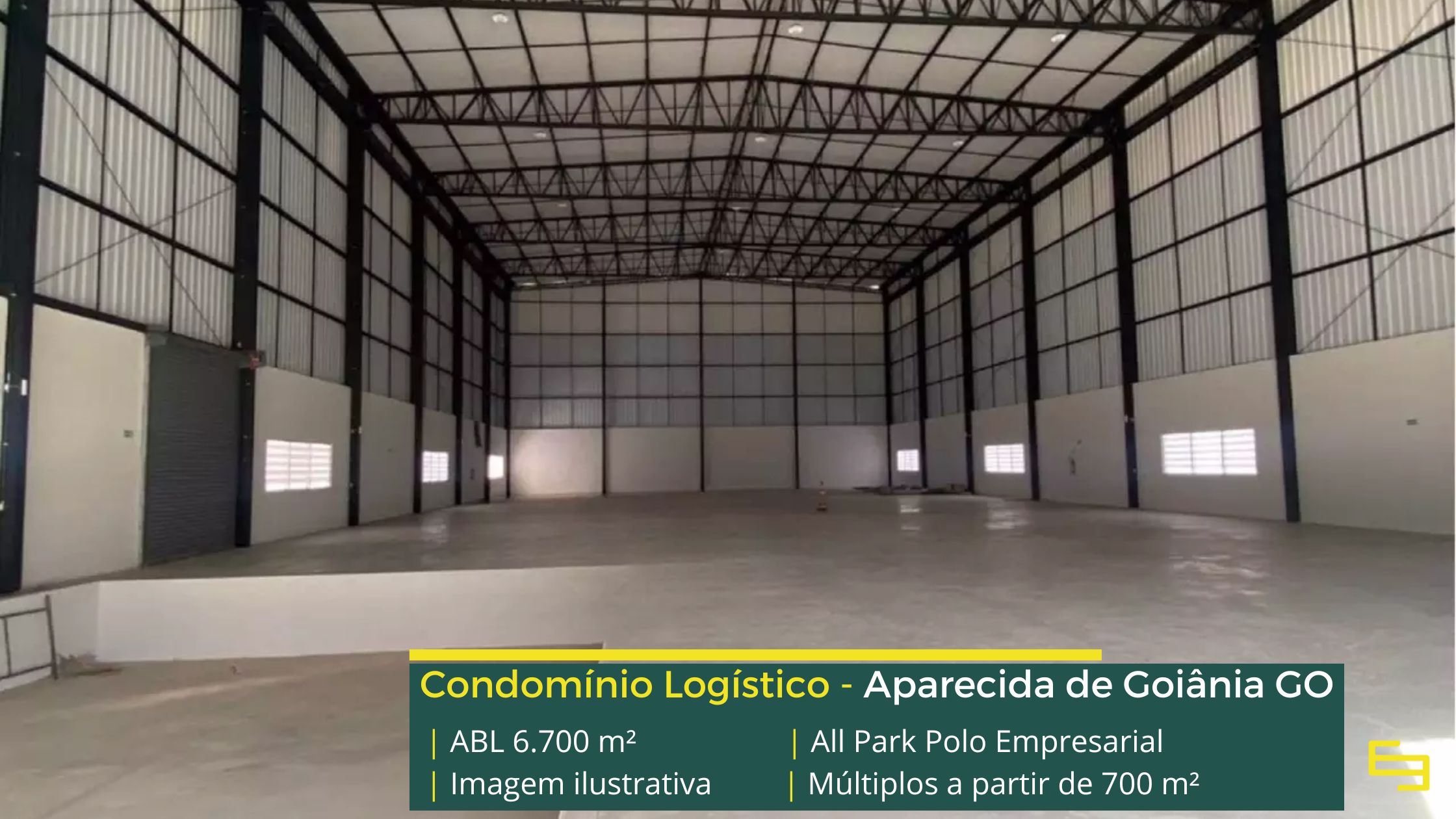 Locação de galpão em Aparecida de Goiânia Locação de galpão em Aparecida de Goiânia com localização estratégica, infraestrutura moderna e excelente acesso para operações logísticas.