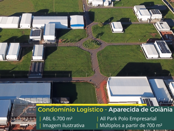 Locação de galpão em Aparecida de Goiânia com localização estratégica, infraestrutura moderna e excelente acesso para operações logísticas.