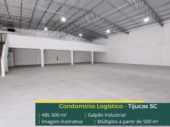 Encontre galpão para alugar em Tijucas SC com módulos flexíveis e localização estratégica para operações logísticas.