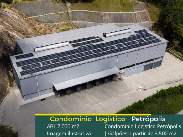 Galpão para alugar em Petrópolis RJ - Condomínio Petrópolis. Galpões/Armazéns/Condomínios logísticos e industriais para alugar com docas