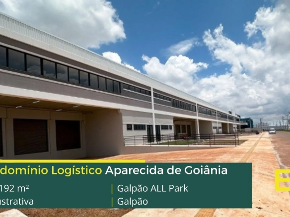 Armazém em Aparecida de Goiânia - Galpão ALL Park. Galpão para locação em Aparecida de Goiânia com docas, piso industrial e pátio