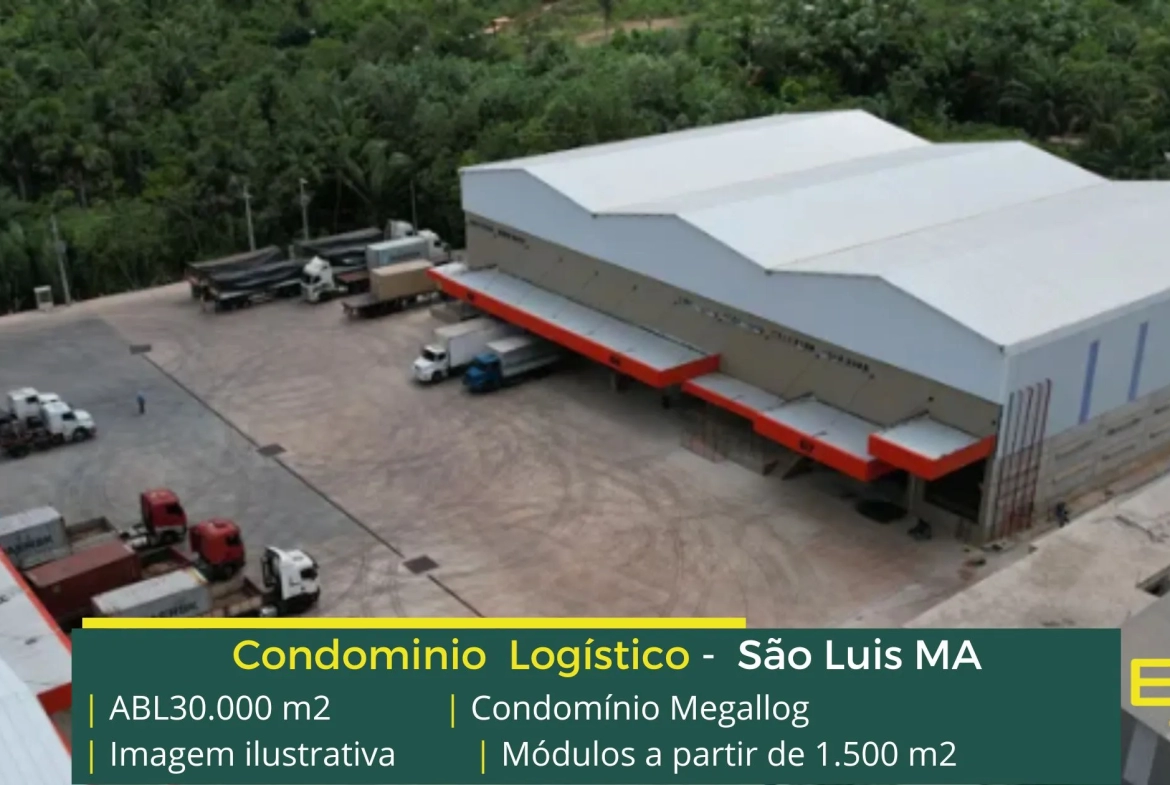 Aluguel de Galpões em São Luís MA - Megga Log. Aluguel de galpão em São Luís com segurança, docas para carga e descarga e amplo pátio