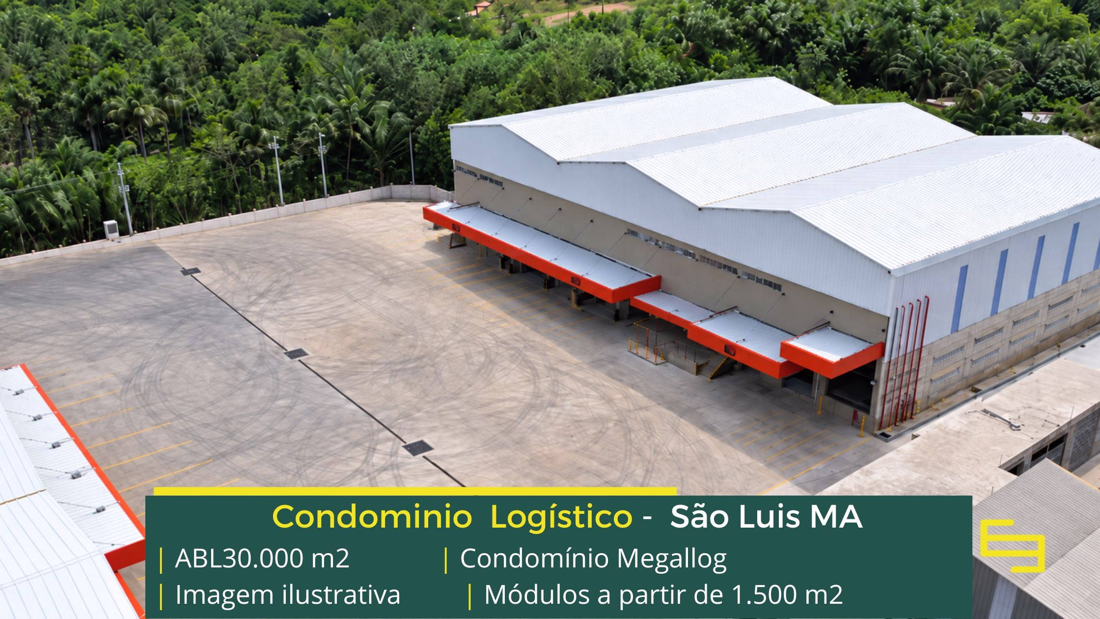 Aluguel de Galpões em São Luís MA - Megga Log. Aluguel de galpão em São Luís com segurança, docas para carga e descarga e amplo pátio