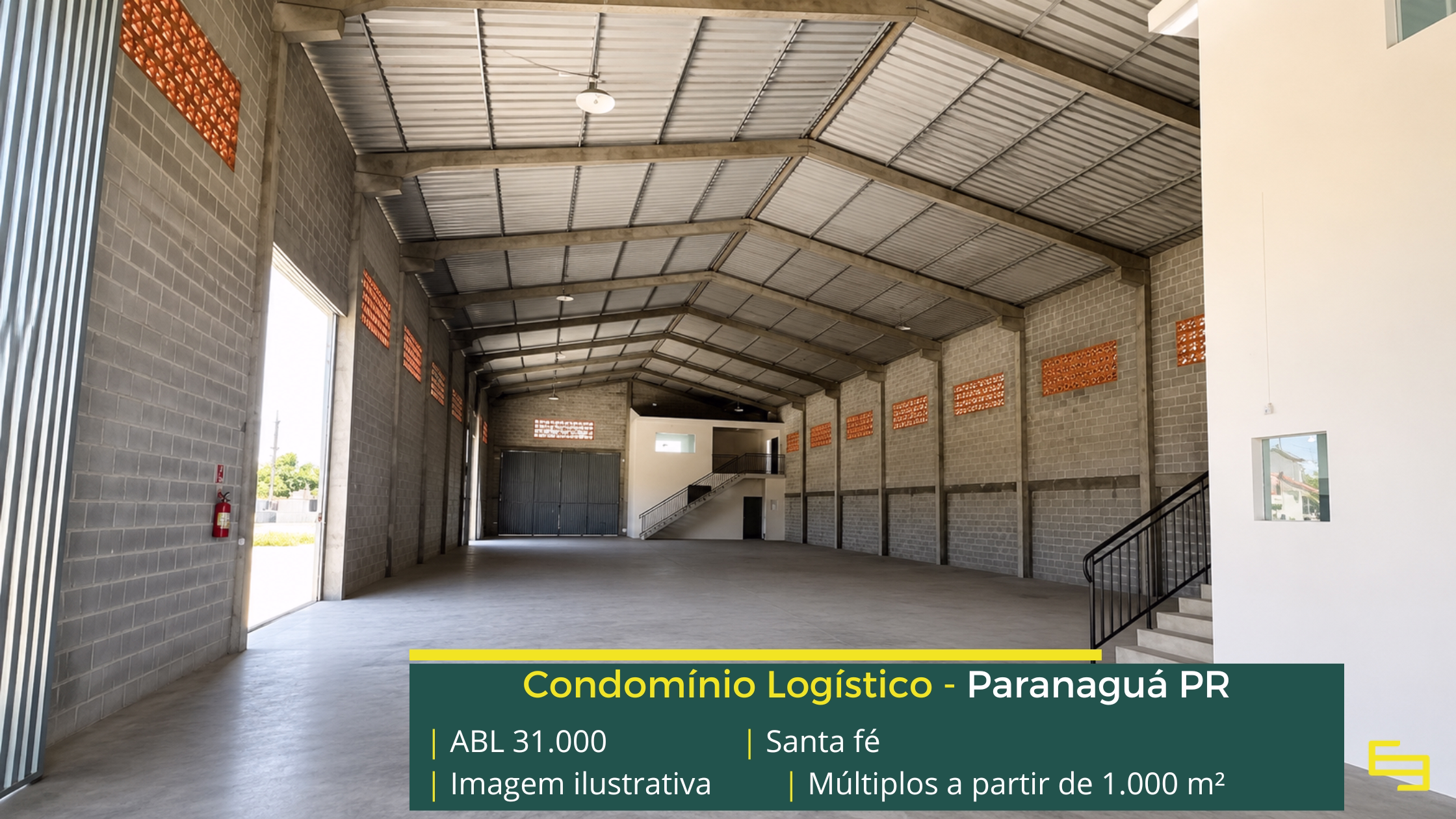 Galpão para alugar em Paranaguá PR em condomínios logísticos com estrutura de alto padrão para armazenagem e operações industriais.