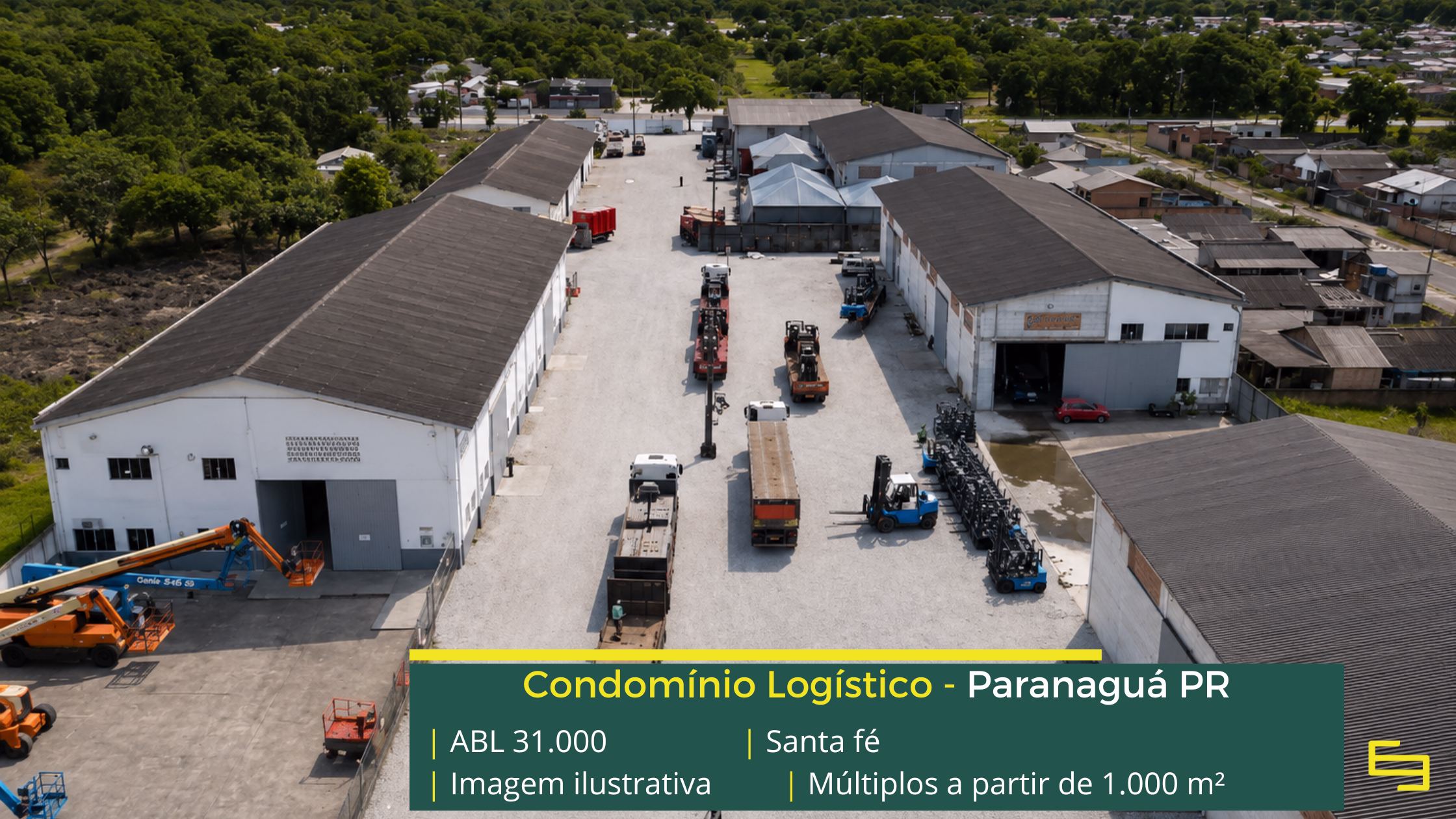 Galpão para alugar em Paranaguá PR em condomínios logísticos com estrutura de alto padrão para armazenagem e operações industriais.