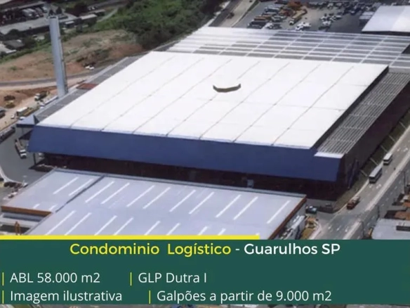 Galpões logísticos em Guarulhos SP - GLP Dutra I. Galpão para alugar em condomínio logístico as margens da Via Dutra, com docas e pátio