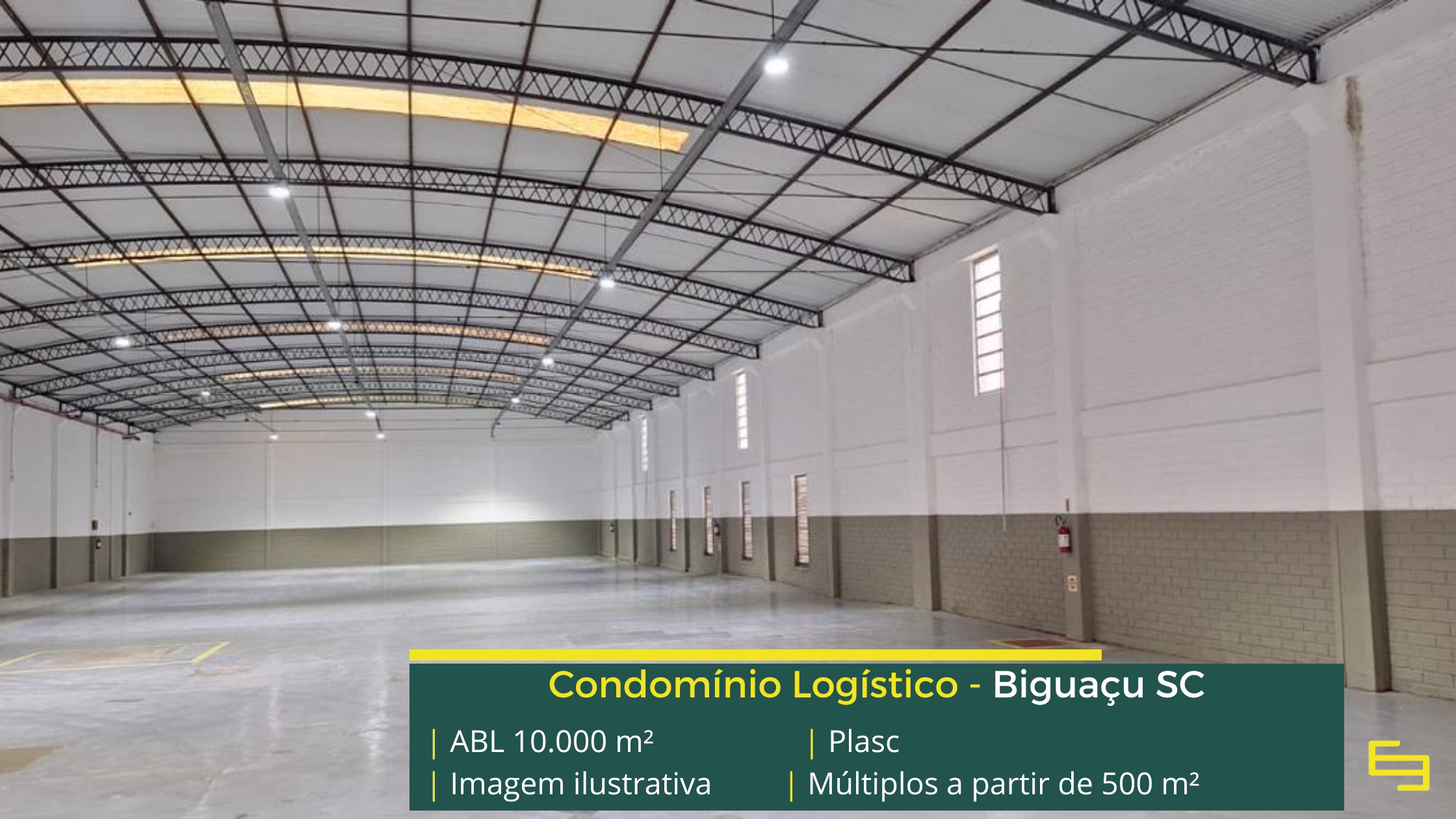 Galpão para alugar em Biguaçu SC Galpão para alugar em Biguaçu SC com localização estratégica, infraestrutura moderna e excelente acesso para operações logísticas.