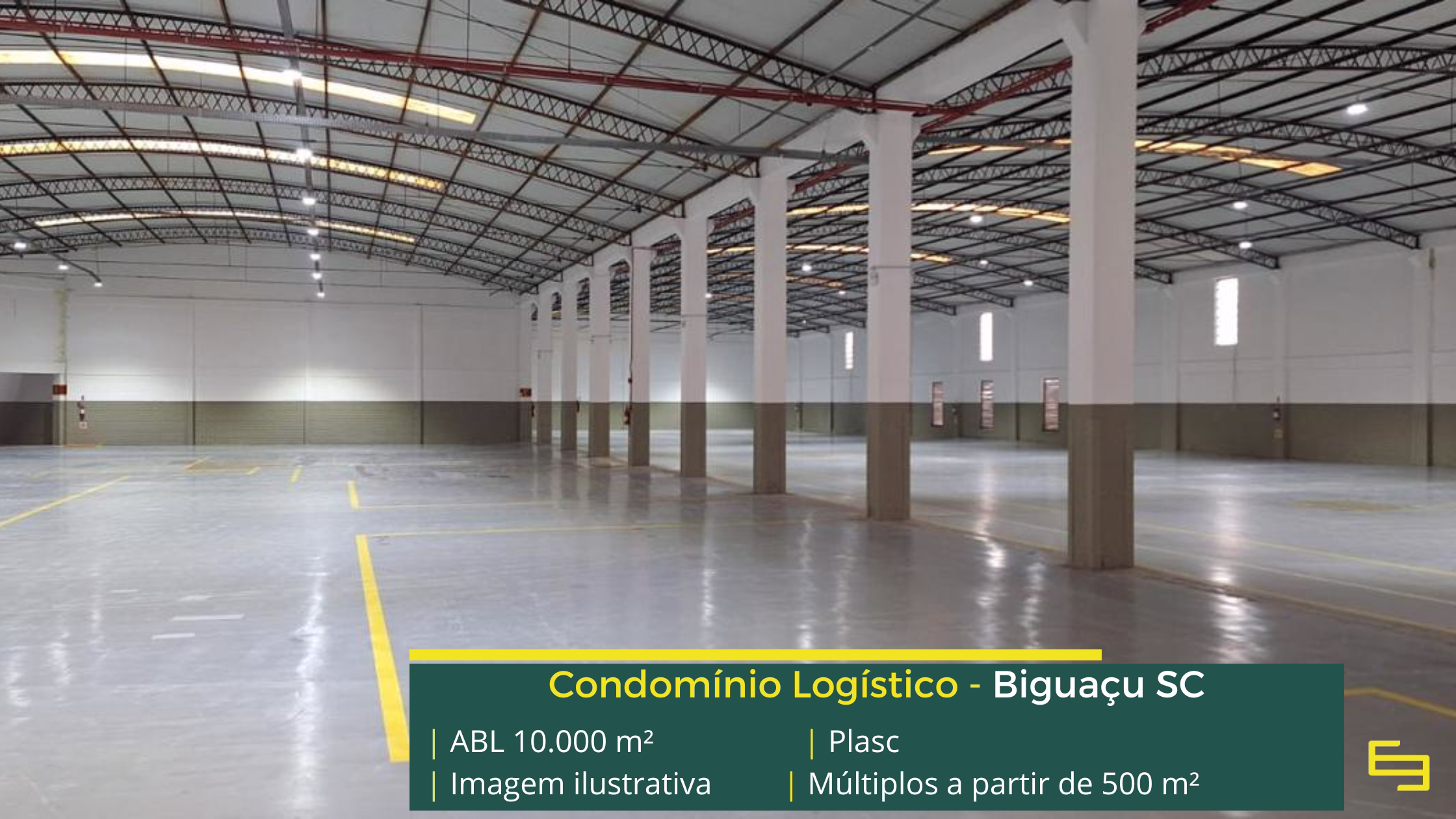 Galpão para alugar em Biguaçu SC Galpão para alugar em Biguaçu SC com localização estratégica, infraestrutura moderna e excelente acesso para operações logísticas.
