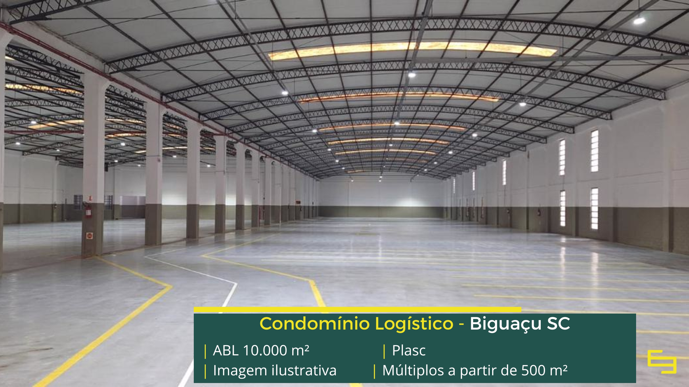 Galpão para alugar em Biguaçu SC Galpão para alugar em Biguaçu SC com localização estratégica, infraestrutura moderna e excelente acesso para operações logísticas.