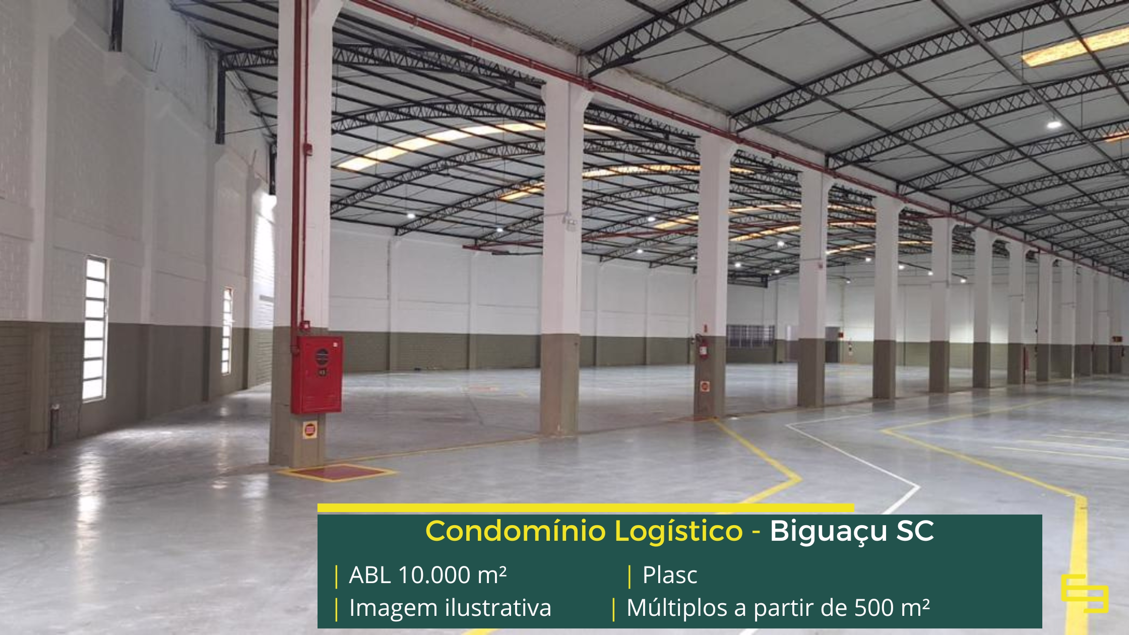 Galpão para alugar em Biguaçu SC Galpão para alugar em Biguaçu SC com localização estratégica, infraestrutura moderna e excelente acesso para operações logísticas.