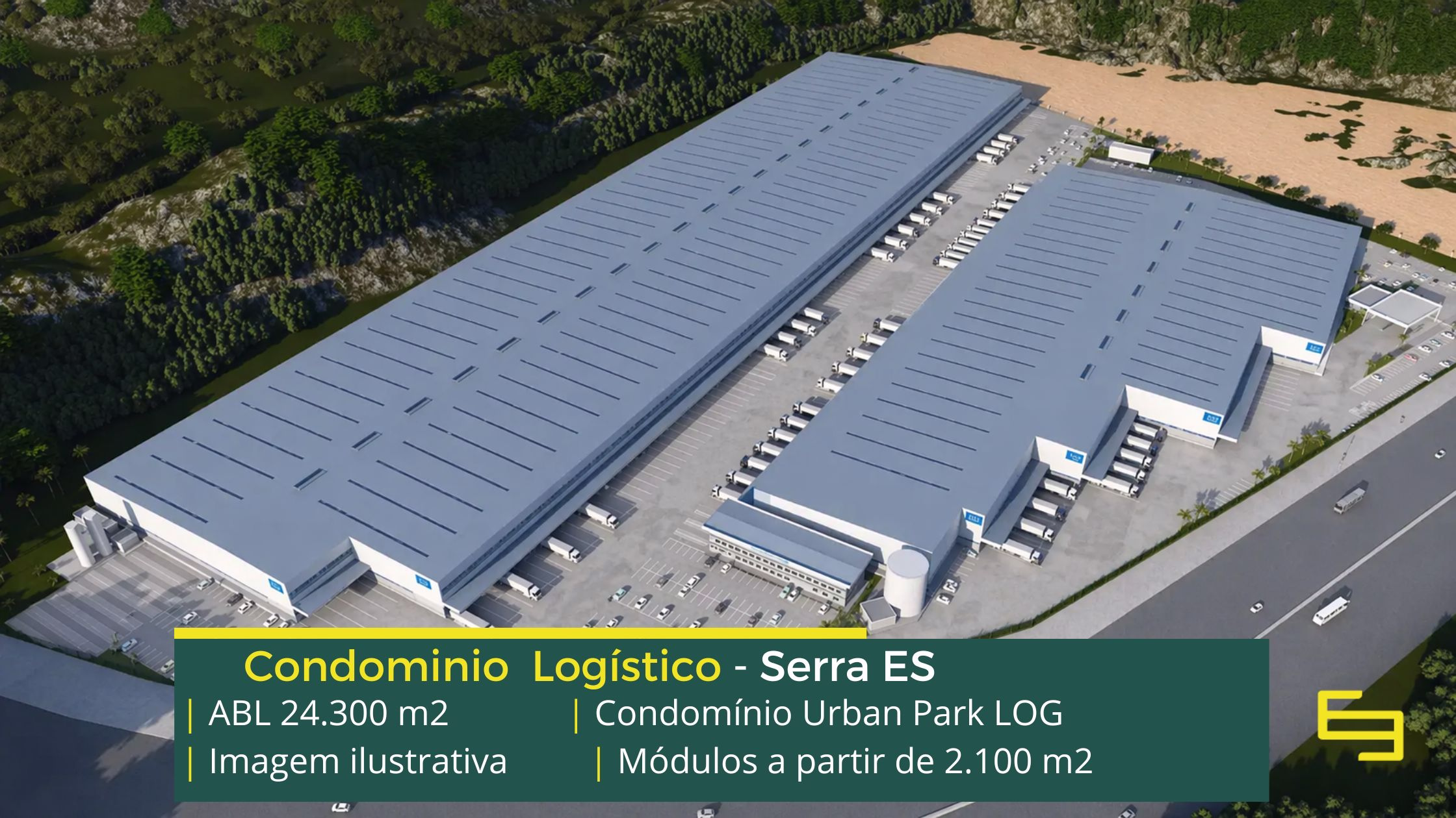 Galpão logístico para alugar em Serra - Galpão Logístico. Galpões/Armazéns/Condomínios logísticos e industriais para alugar com docas