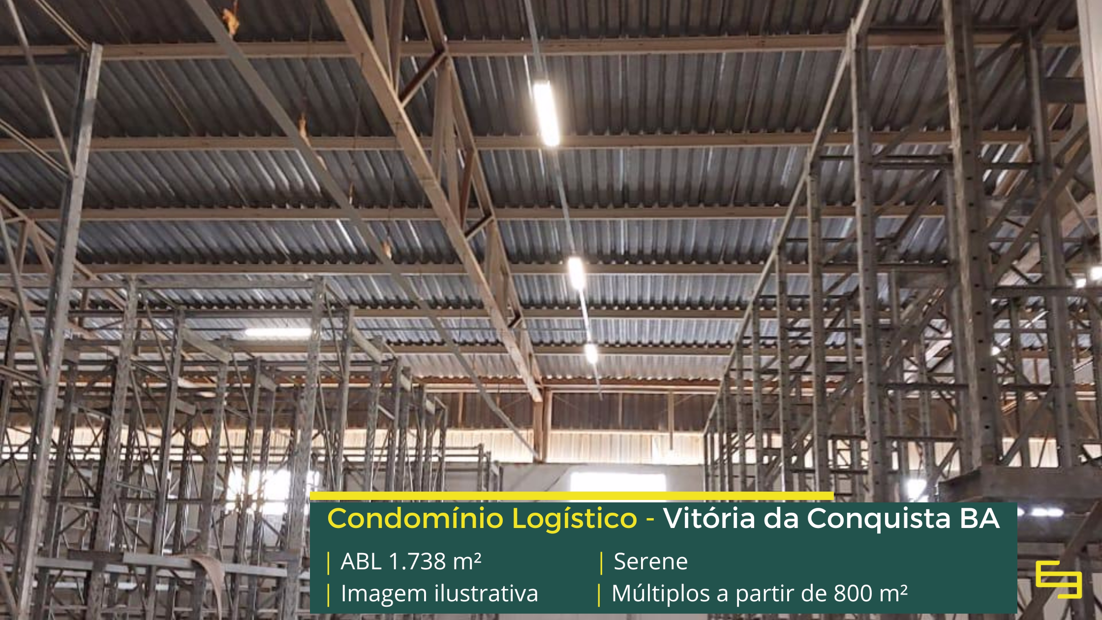 Galpão em Vitória da Conquista BA Galpão em Vitória da Conquista BA com localização estratégica, infraestrutura moderna e excelente acesso para operações logísticas.