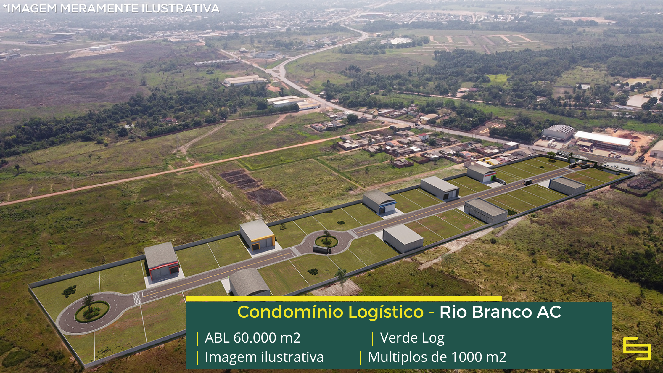 Galpão para alugar em Rio Branco AC com infraestrutura logística, fácil acesso e localização estratégica para armazenagem e distribuição.