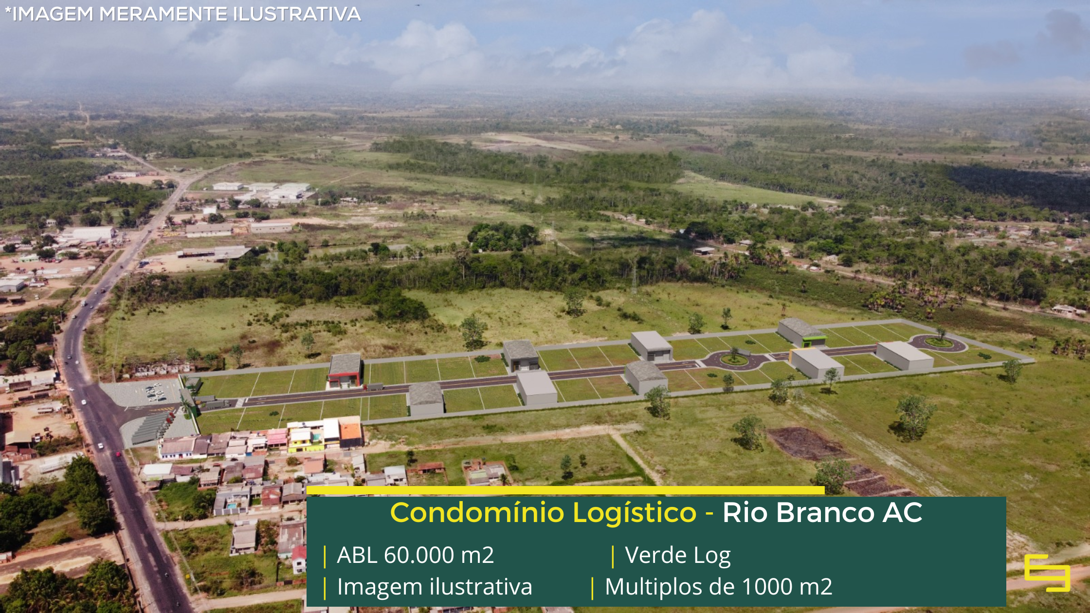 Galpão para alugar em Rio Branco AC com infraestrutura logística, fácil acesso e localização estratégica para armazenagem e distribuição.