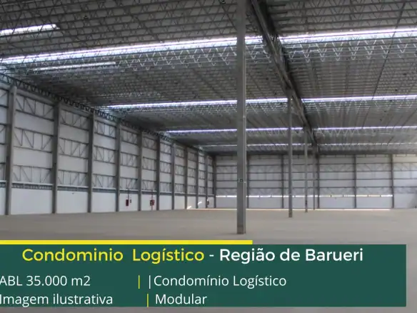 Condomínio logístico À Venda em Barueri SP. A 2 km da Rodovia Presidente Castelo Branco, a 10 km do Rodoanel e além disso, modular