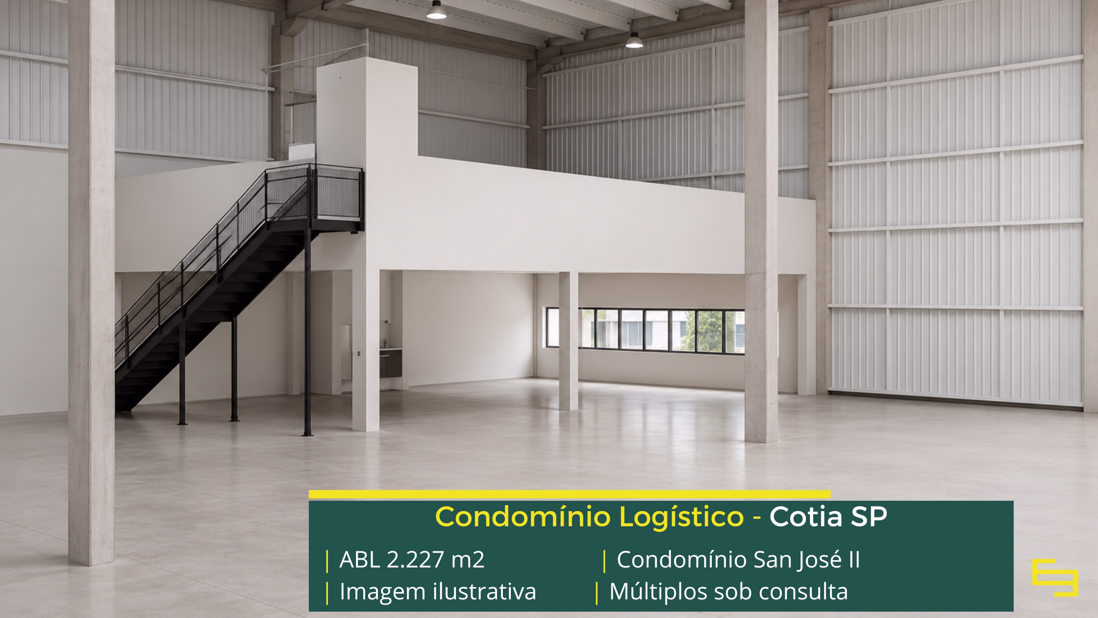 Galpão para locação em Cotia SP Galpão para locação em Cotia SP com localização estratégica, infraestrutura moderna e excelente acesso para operações logísticas.