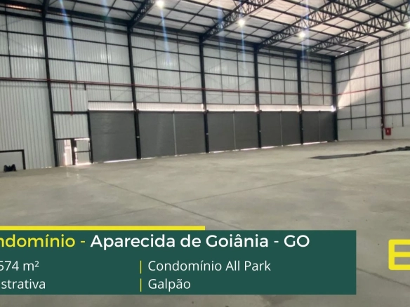 Galpão para alugar em Aparecida de Goiânia - Go (1)