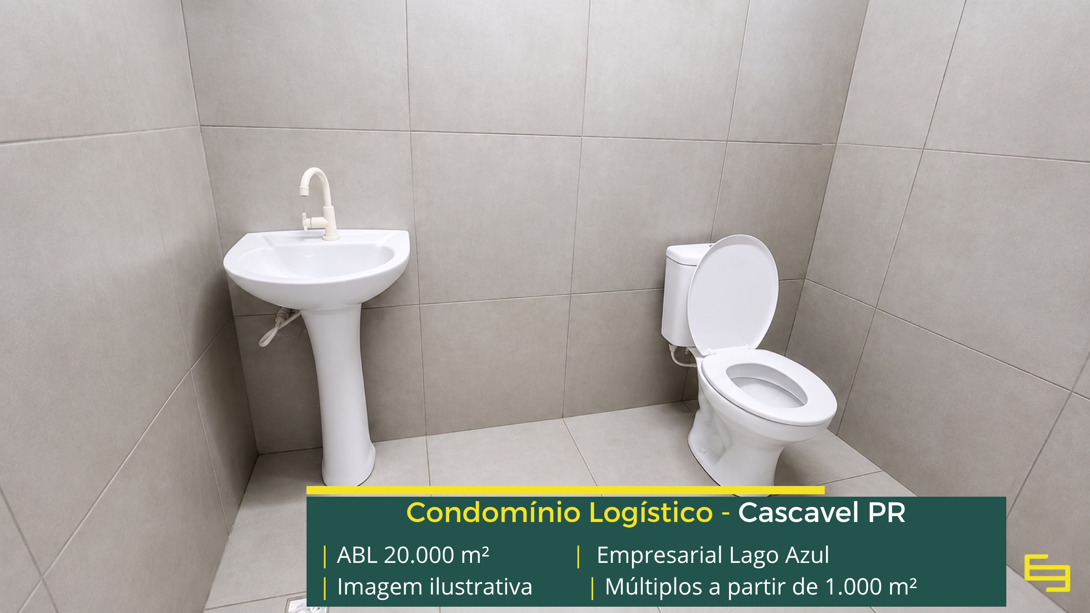 Galpão para alugar em Cascavel PR Empresarial Lago Azul Cascavel com aproximadamente 20.000 m² de ABL, galpões a partir de 1.000 m², piso de 6 t/m² e acesso à BR-369.