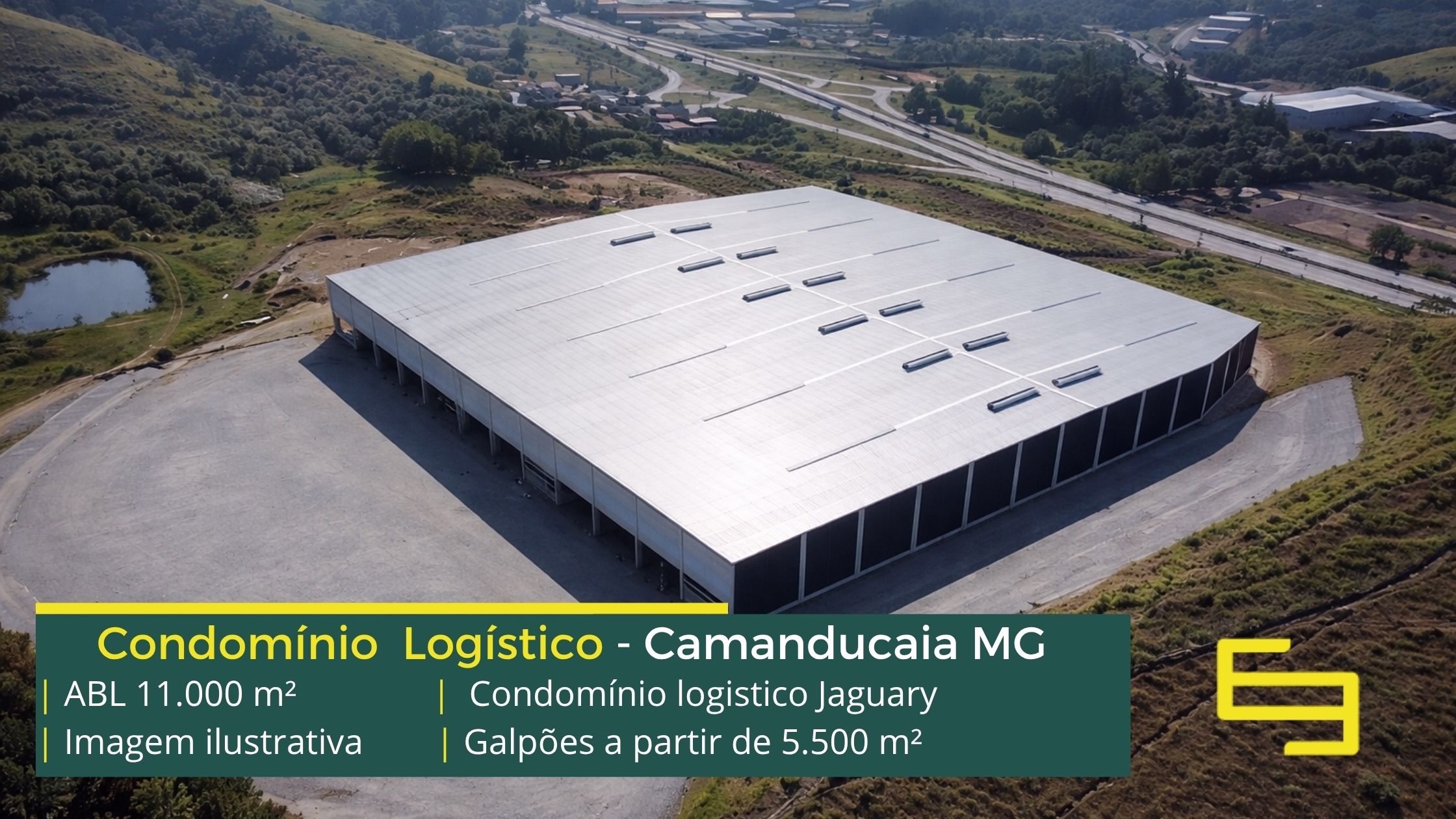 Galpão para alugar em Camanducaia - Condomínio Jaguary. Galpões/Armazens/Condomínios logísticos e industriais para alugar com docas e pátio