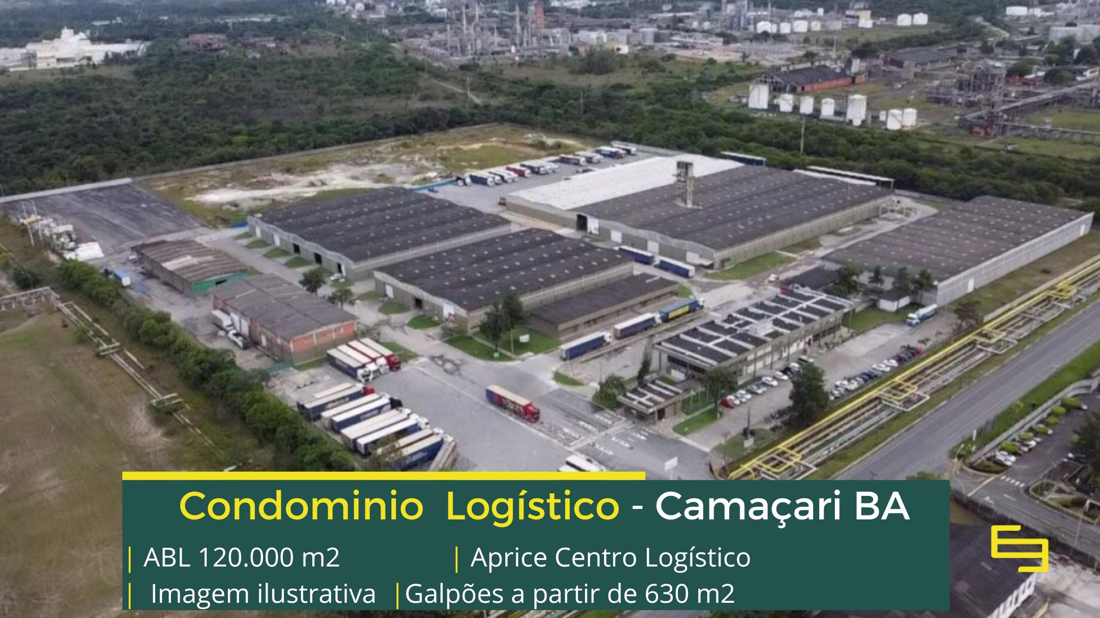 Galpão para alugar em Camaçari BA - Aprice Centro Logístico Galpões/Armazens/Condomínios logísticos e industriais para alugar com docas