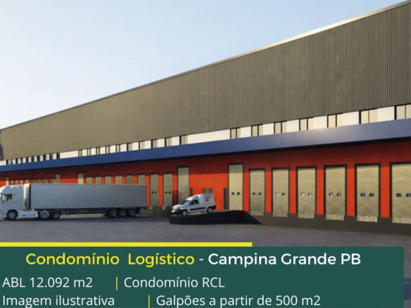 Galpão para alugar Campina Grande PB -Condomínio RCL Log. Galpões com docas com pátio para carretas, portaria e segurança 24 horas