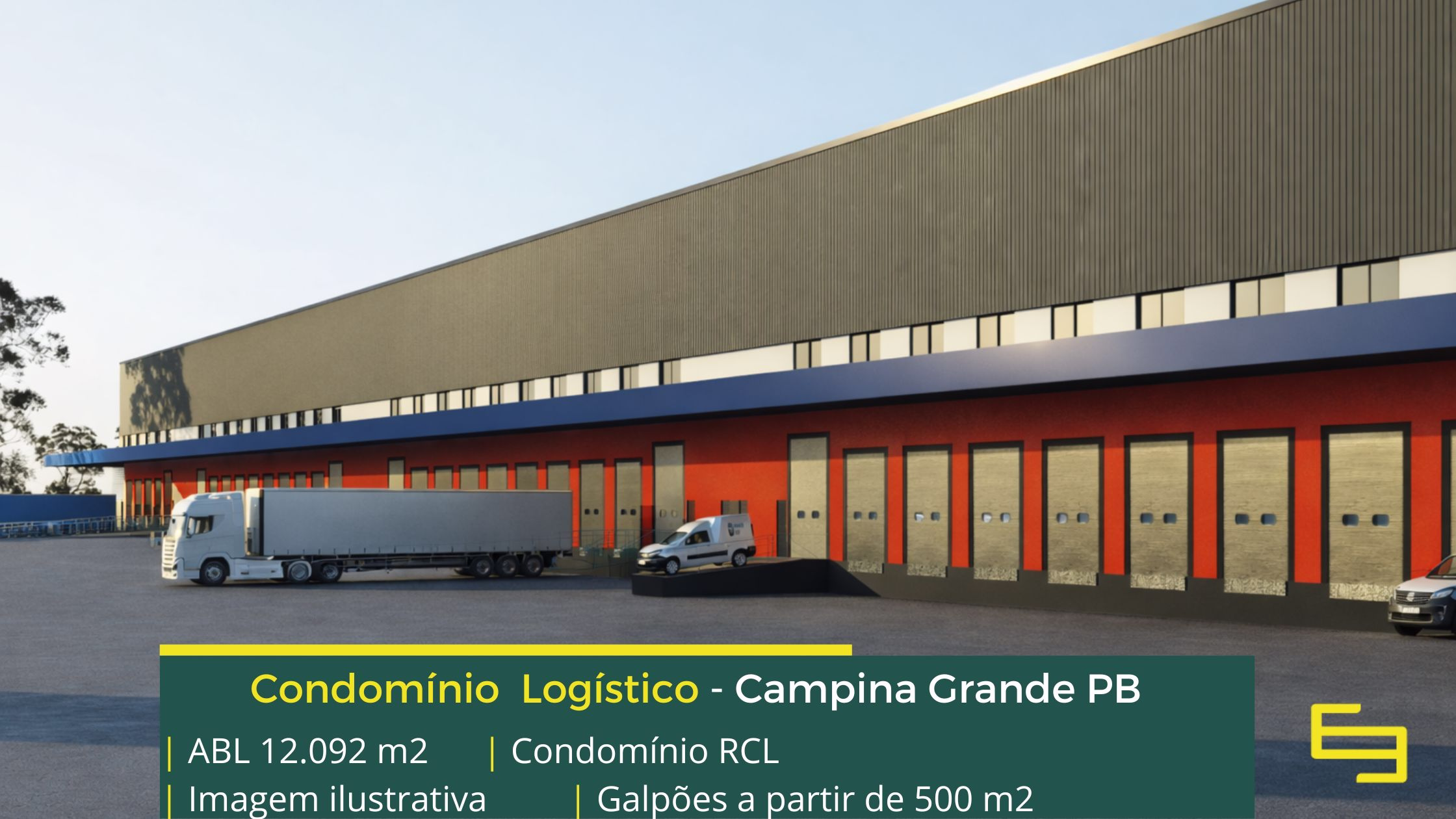 Galpão para alugar em Campina Grande PB (3) Galpão para alugar Campina Grande PB -Condomínio RCL Log. Galpões com docas com pátio para carretas, portaria e segurança 24 horas