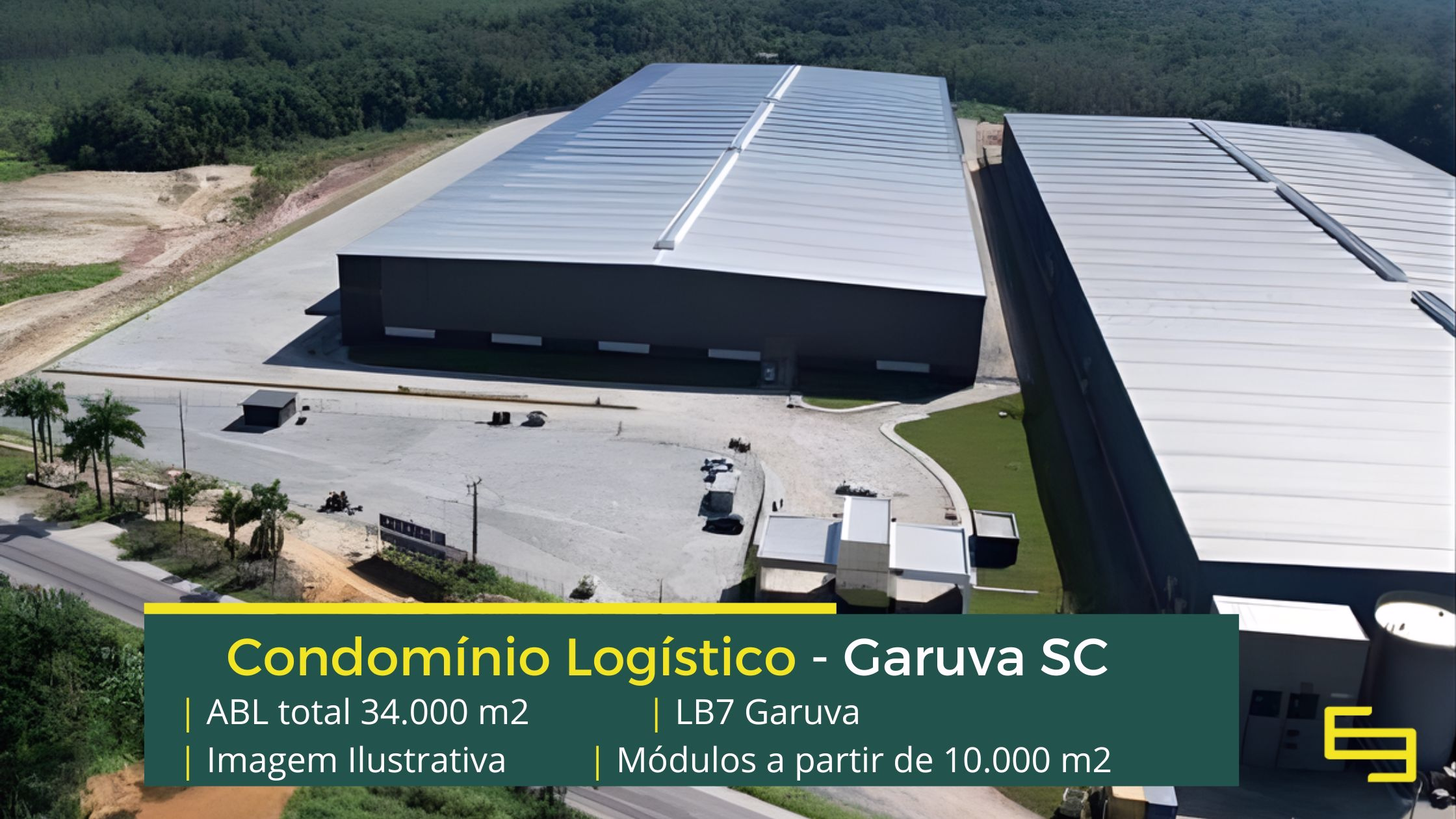 Galpão para alugar em Garuva (2) Galpões para alugar em Garuva SC - LB7 GARUVA. Galpões/Armazens/Condomínios logísticos e industriais para alugar com docas e amplo pátio