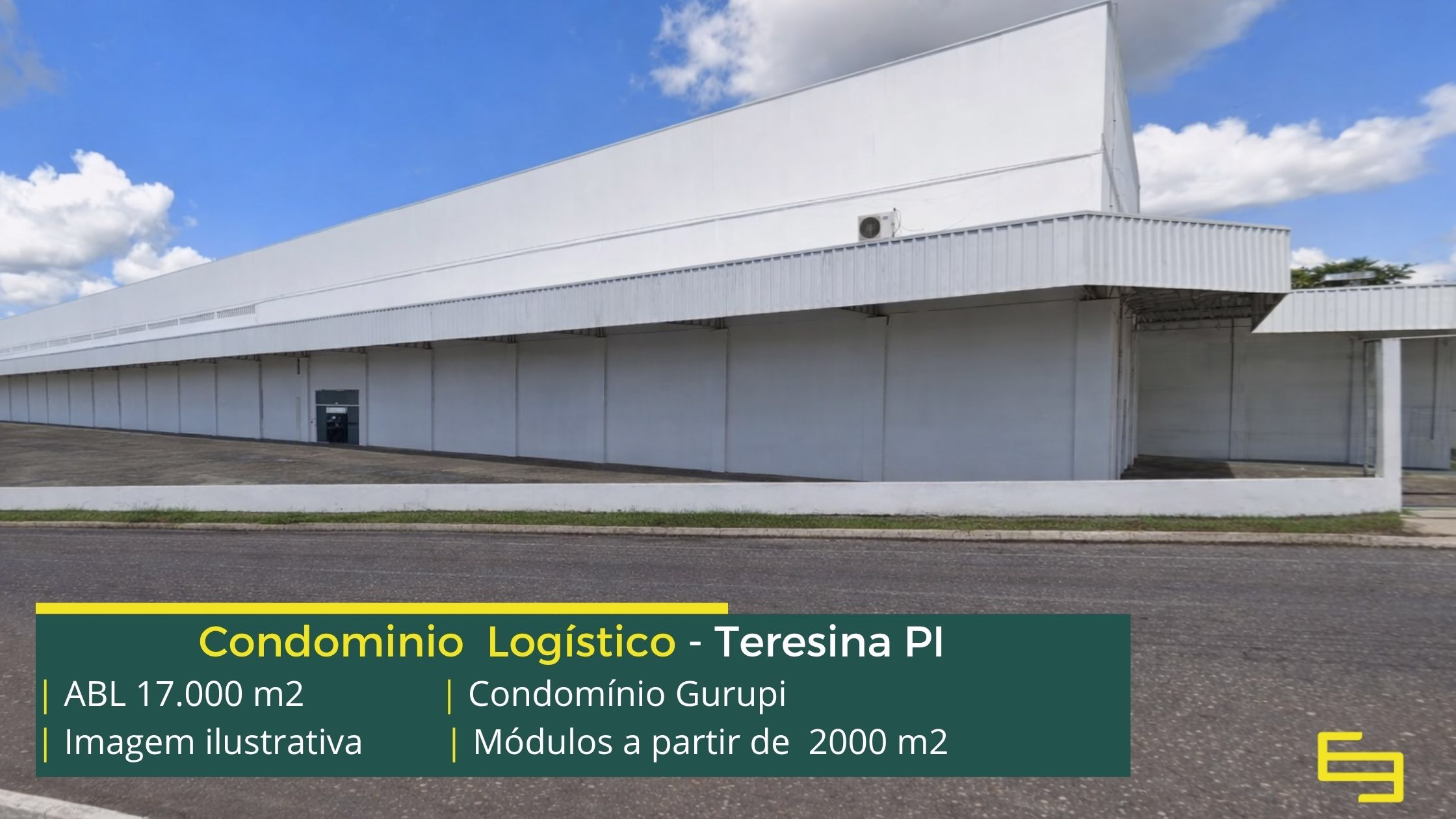 Aluguel de Galpão em Teresina PI - Condomínio Gurupi. Condomínio logístico com portaria e segurança 24 horas, docas, amplo pátio