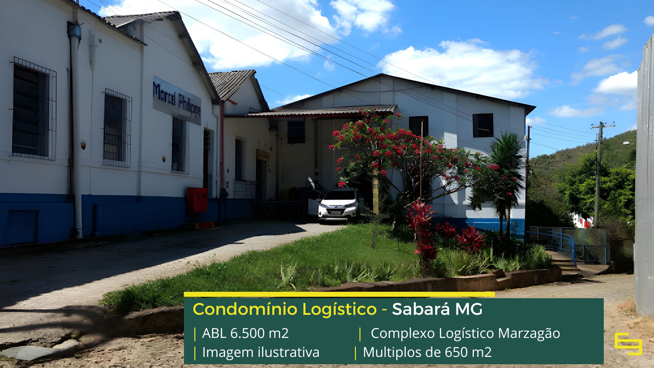 Aluguel de galpão em Sabará - Complexo Industrial Marzagão. Galpões/Armazéns/Condomínios logísticos e industriais para alugar em Sabará - MG.