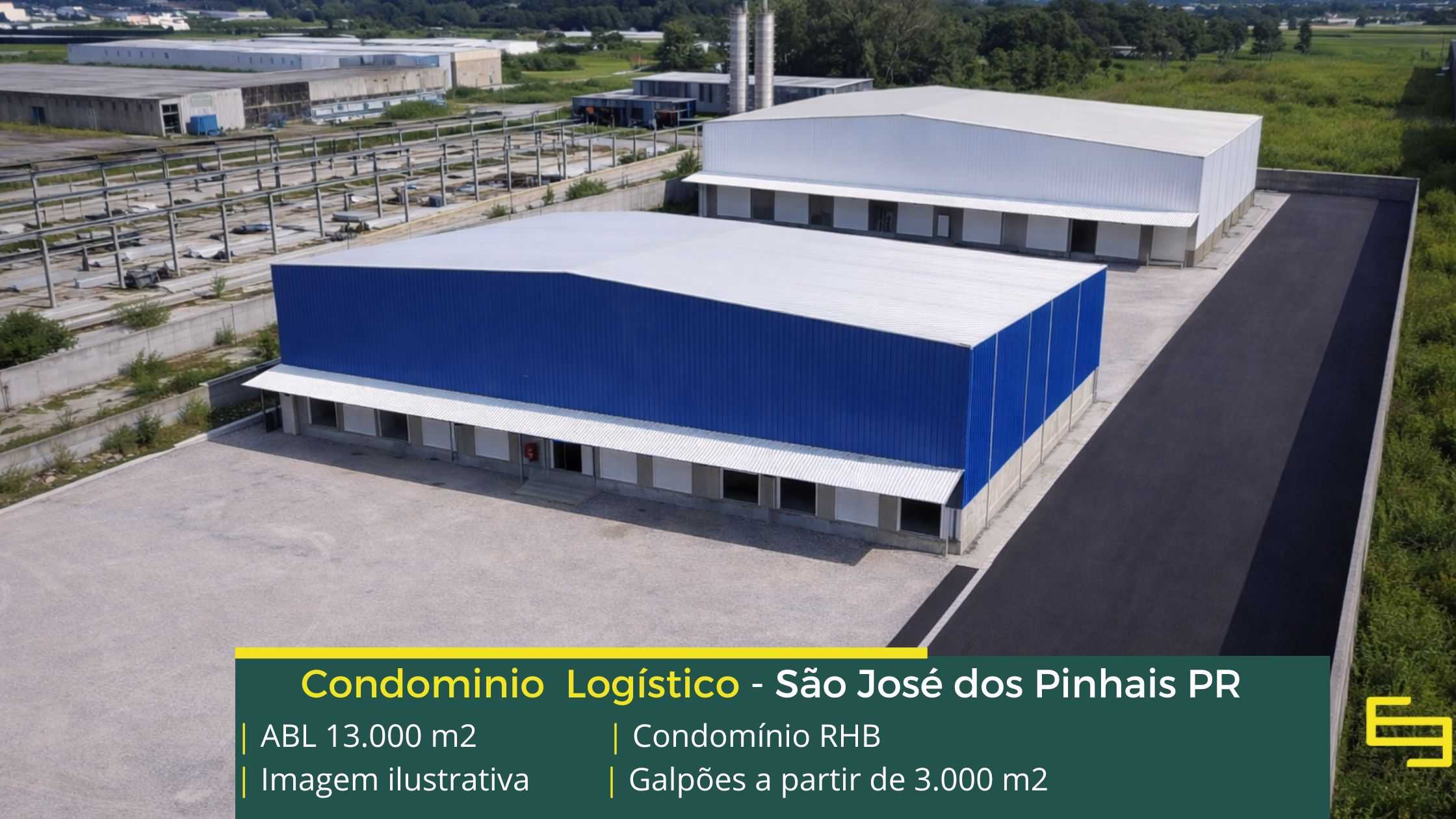Galpão locação São José dos Pinhais - Condomínio logístico RHB. Galpões/Armazens/Condomínios logísticos e industriais para alugar com docas