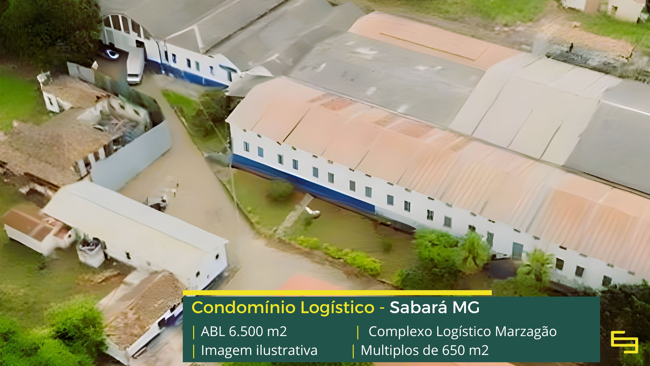 Aluguel de galpão em Sabará - Complexo Industrial Marzagão. Galpões/Armazéns/Condomínios logísticos e industriais para alugar em Sabará - MG.