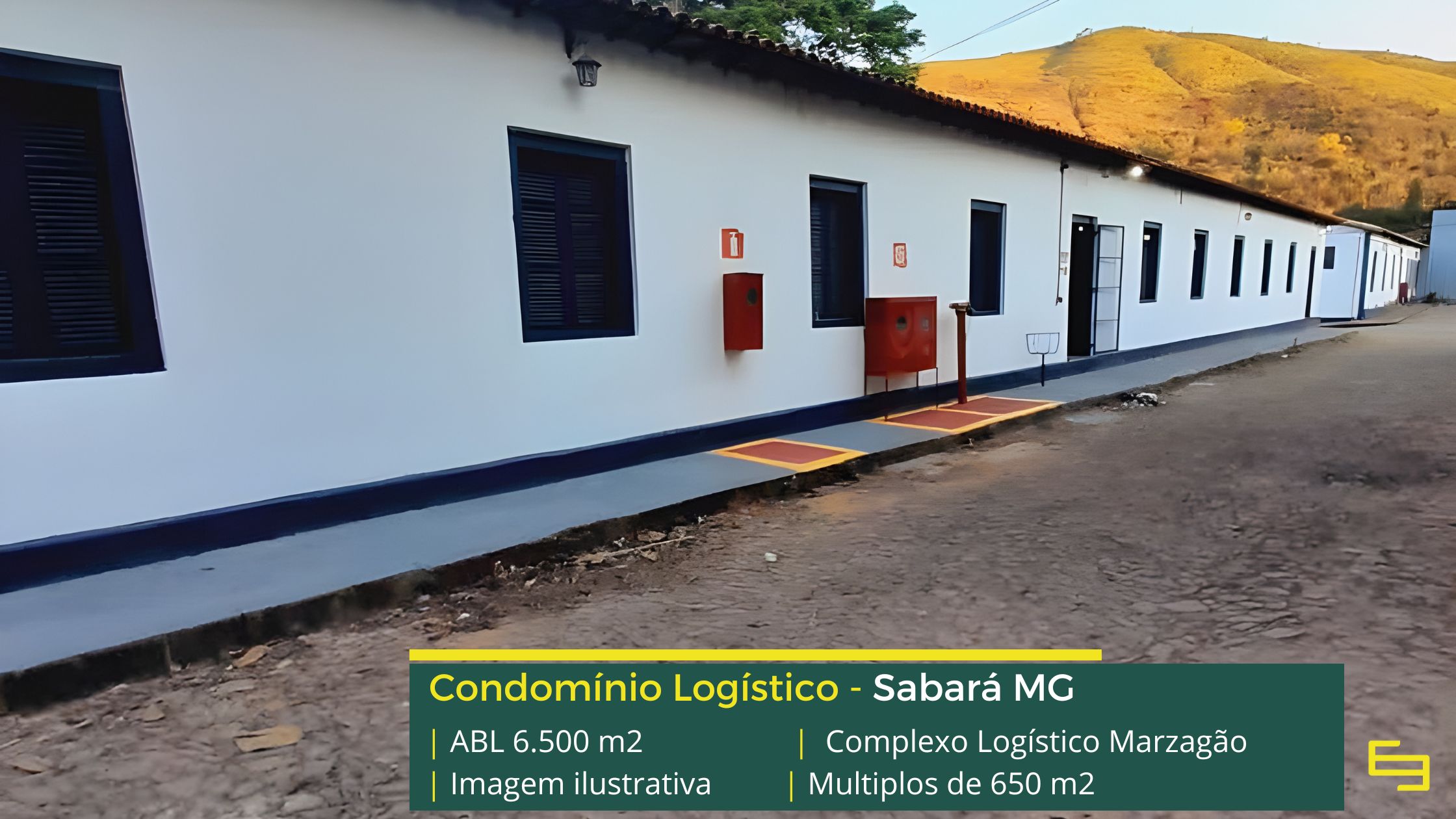 Aluguel de galpão em Sabará - Complexo Industrial Marzagão. Galpões/Armazéns/Condomínios logísticos e industriais para alugar em Sabará - MG.