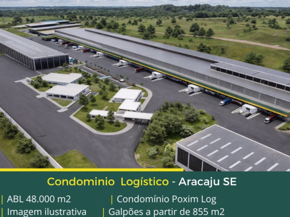 Galpões para alugar em Aracaju SE - Poxim LOG. Galpões/Armazens/Condomínios logísticos e industriais para alugar estacionamento e docas