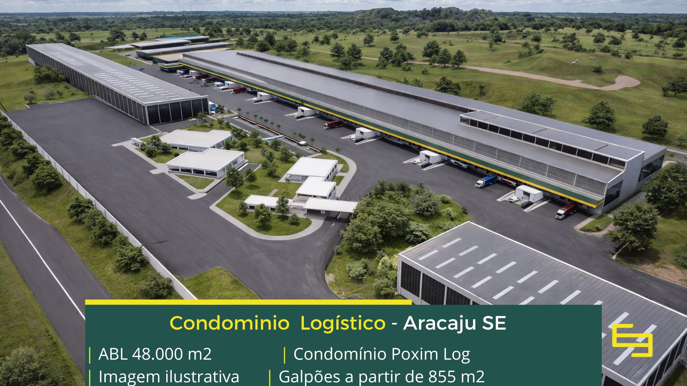 Galpões para alugar em Aracaju SE - Poxim LOG. Galpões/Armazens/Condomínios logísticos e industriais para alugar estacionamento e docas