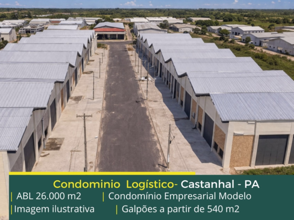 Galpão Para Alugar em Castanhal PA. Galpões/Armazens/Condomínios logísticos e industriais para alugar com amplo pátio e docas, galpões amplos