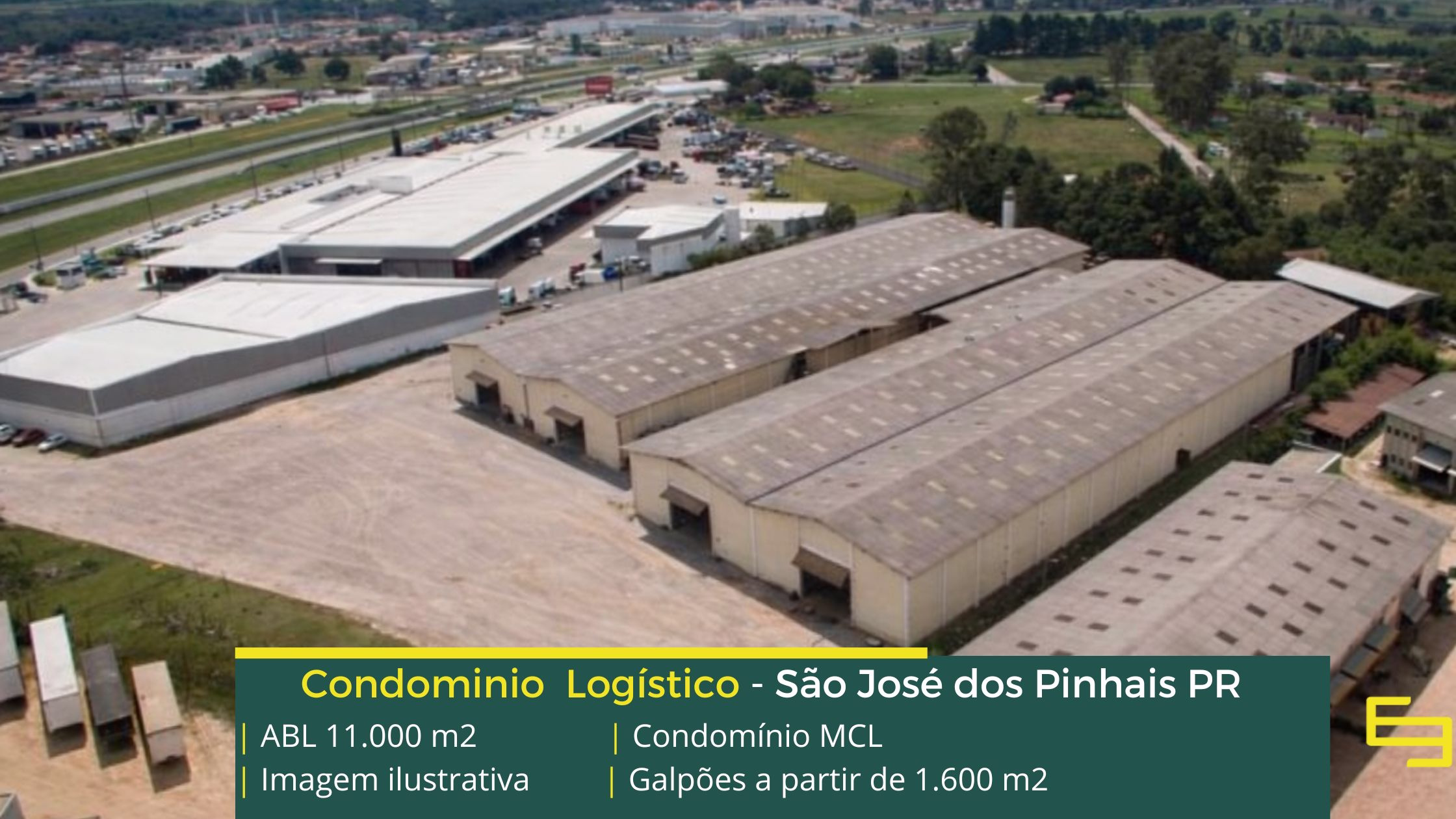 Galpão industrial Para alugar São José dos Pinhais - Condomínio MCL. Galpões/Armazens/Condomínios logísticos e industriais para alugar
