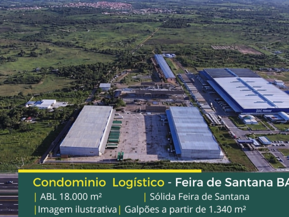 Galpão para alugar em Feira de Santana - Sólida Galpões. Galpões/Armazens/Condomínios logísticos e industriais para alugar com docas