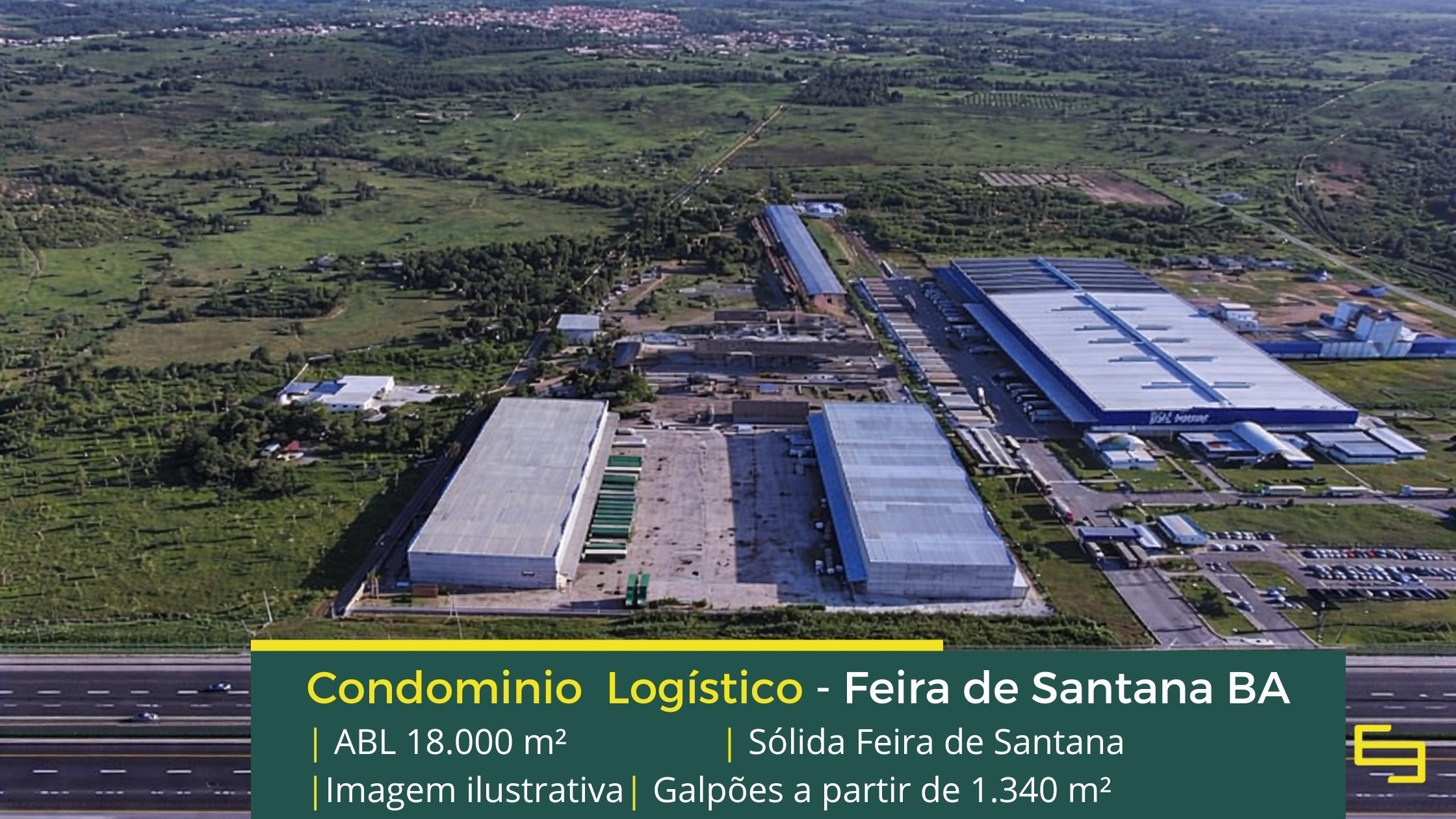 Galpão para alugar em Feira de Santana - Sólida Galpões. Galpões/Armazens/Condomínios logísticos e industriais para alugar com docas
