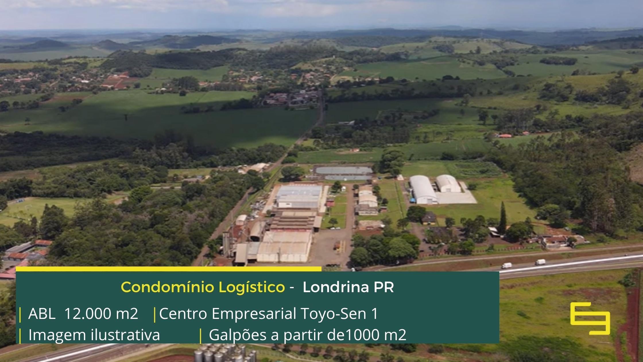 Locação de galpões em Londrina - Centro Empresarial Toyo-Sen. Galpões/Armazens/Condomínios logísticos e industriais para alugar com docas